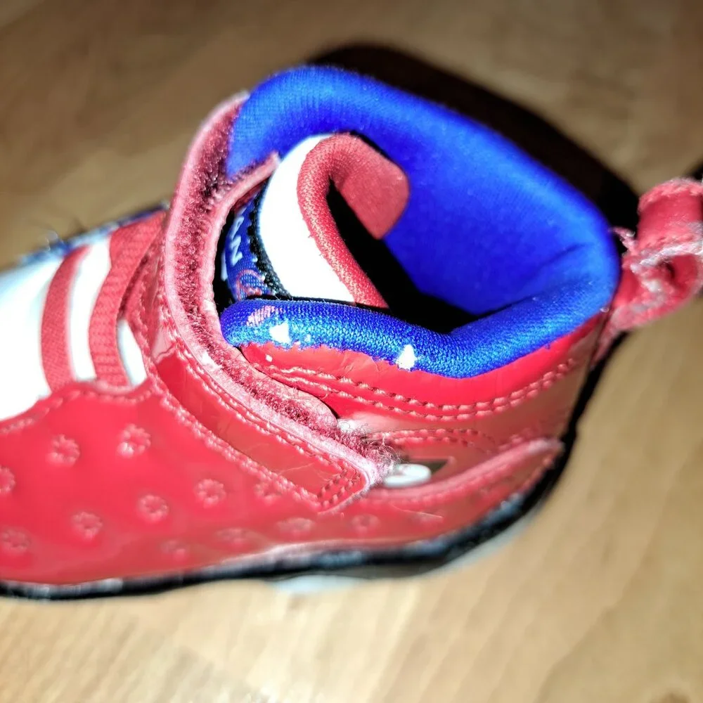 Nike Jordan Jumpman Team 2 PS Red,White&Blue Little Kids Sneakers,2018 Size 4C - Picture 7 of 12